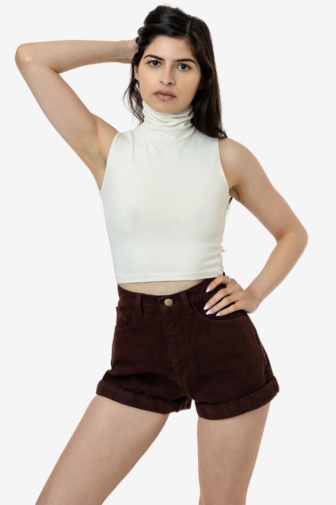 Los Angeles Apparel RBDW05GD - Bull Denim Garment Dye Cuff Short (New Colors)