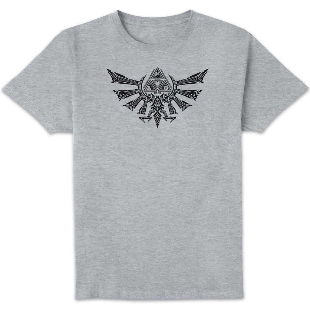 Nintendo The Legend of Zelda Hyrule Tribal Unisex T-Shirt - Grey