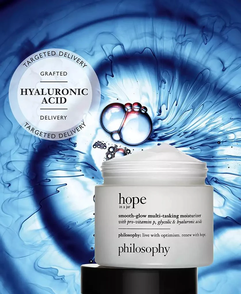philosophy Hope In A Jar Smooth-Glow Multi-Tasking Moisturizer With Pro-Vitamin P, Glycolic & Hyaluronic Acids, 0.5 oz. 6