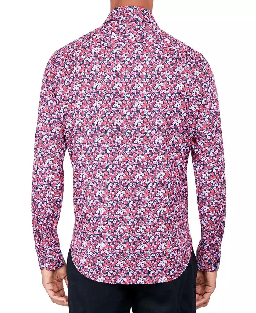 Society of Threads Men's Regular-Fit Non-Iron Performance Stretch Rose-Print Button-Down Shirt 2
