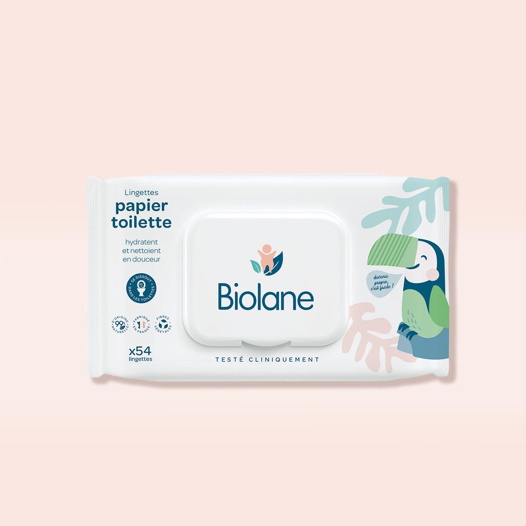 Biolane Lingettes Papier Toilette