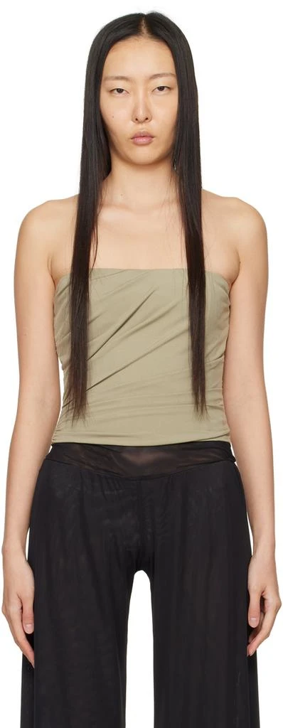 Miaou Khaki Alisha Corset 1