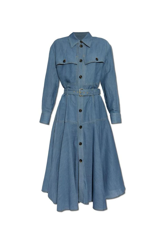 Bottega Veneta Bottega Veneta Flared Denim Shirt Dress - Shirts - Free  Shipping - BeyondStyle