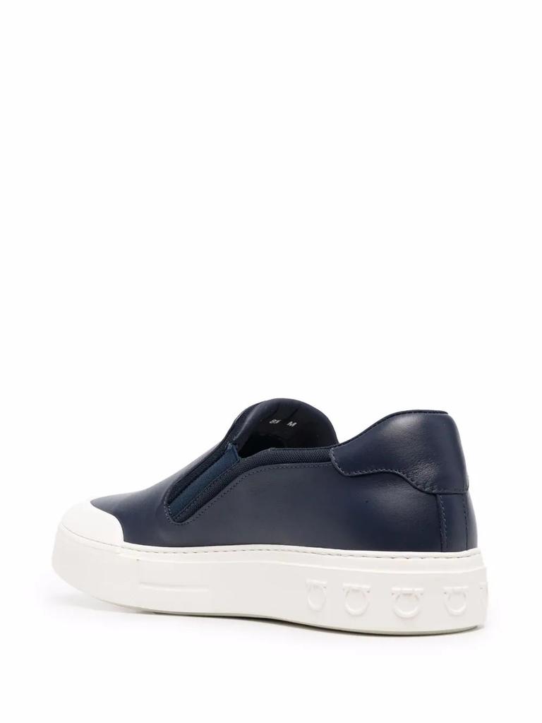 Salvatore Ferragamo Ferragamo Gancini Slip-On Sneakers 020606751365