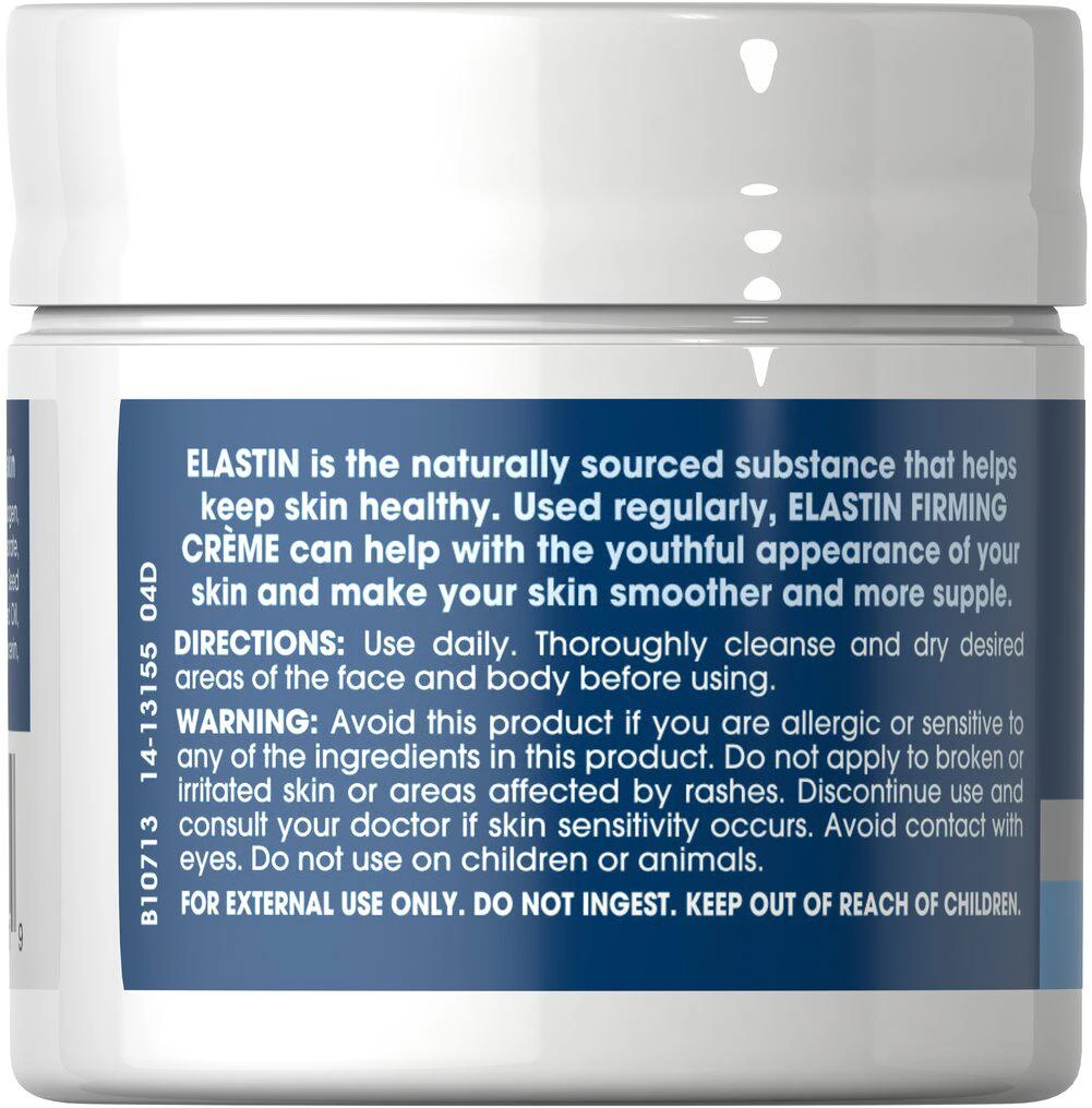 Puritan's Pride Beauty Supplements: Elastin Firming Crème 2