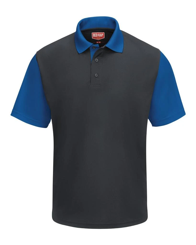 Red Kap Short Sleeve Performance Knit Color-Block Polo 8