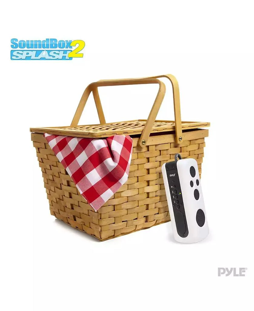 Pyle SoundBox Splash 2 Bluetooth Rugged Speaker with LED Flashlight
Hand Crank Charger (Blue) 3