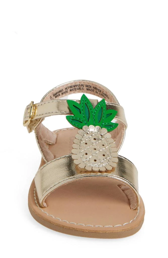 Harper Canyon Kids' Pineapple Sandal 3