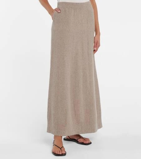 Altuzarra Halliday cashmere knit maxi skirt 4