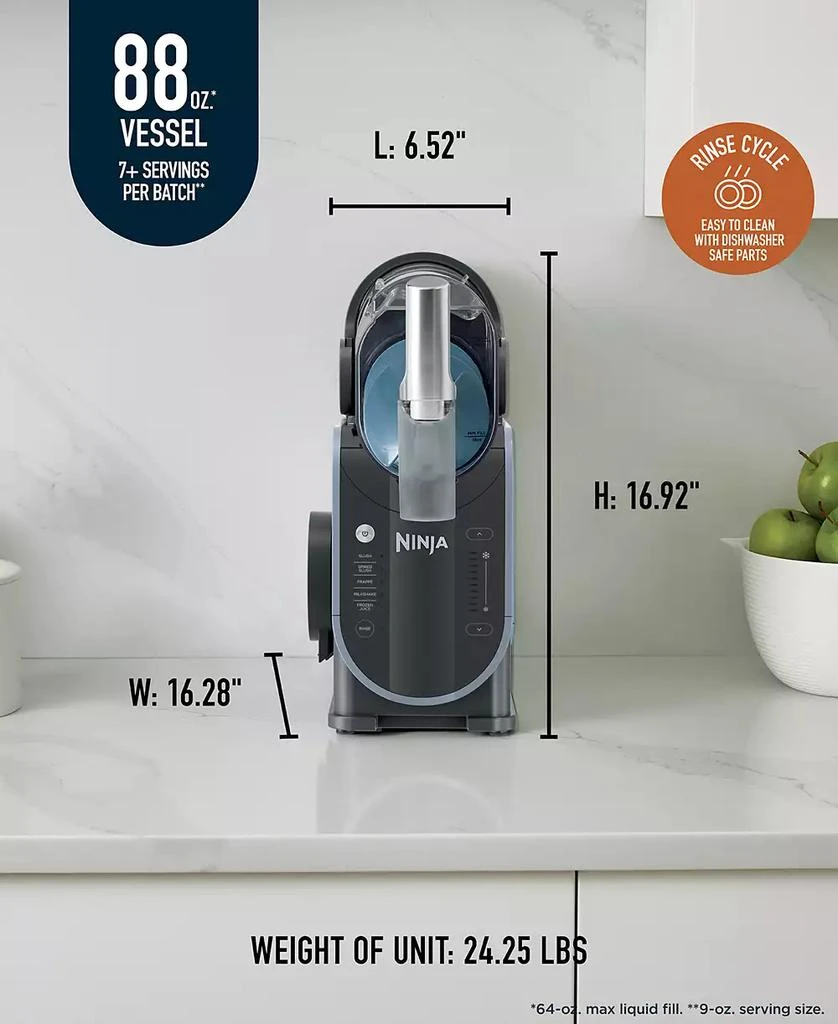 Ninja SLUSHi™ Professional Frozen Drink & Slushie Machine, FS301 8