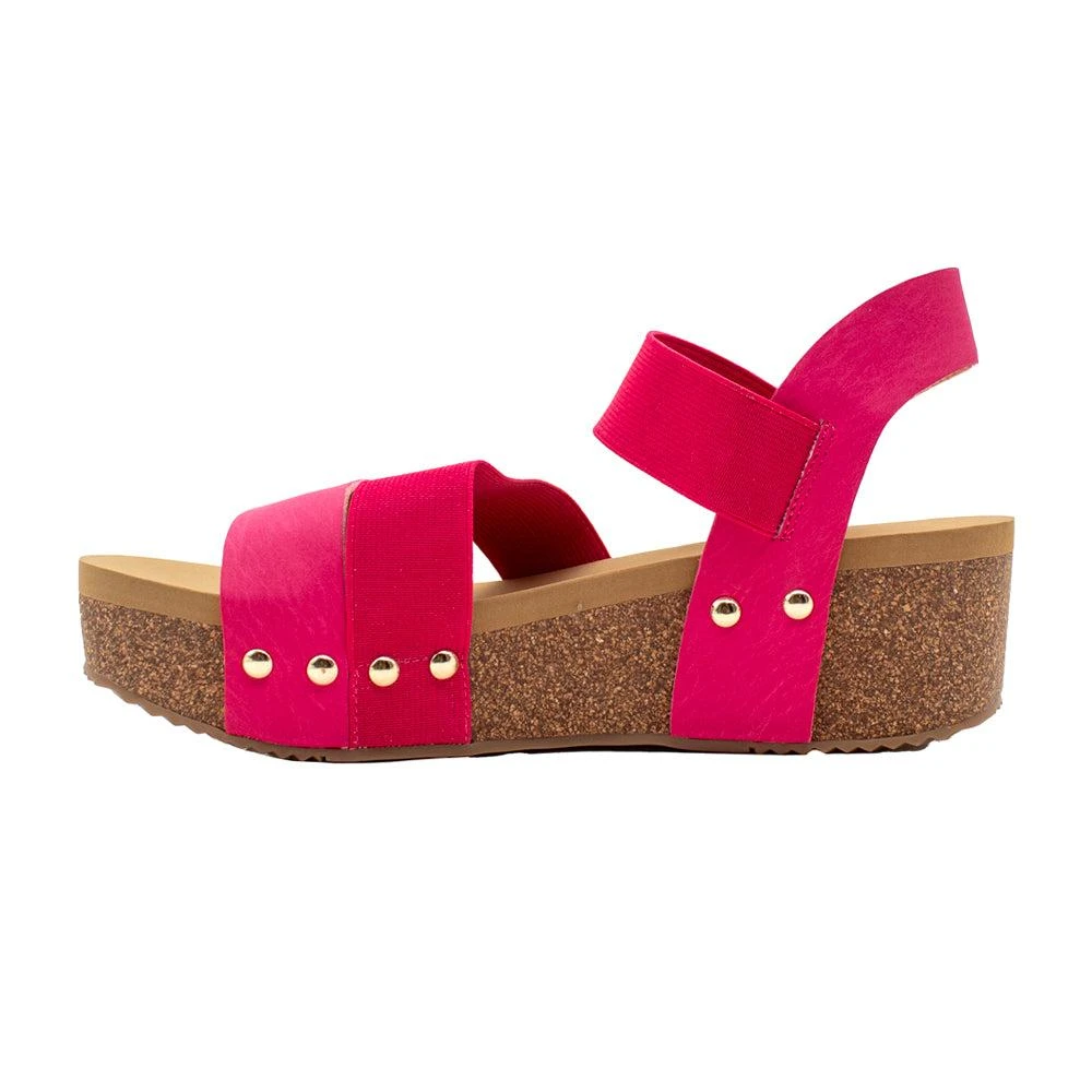 VOLATILE Picnic Ankle Strap Wedge Sandals 3