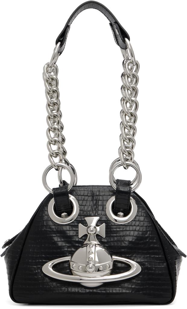 VIVIENNE WESTWOOD ボストンバッグ　archive Shop Black Archive Chain Bag on Sale at BeyondStyle – Get 18