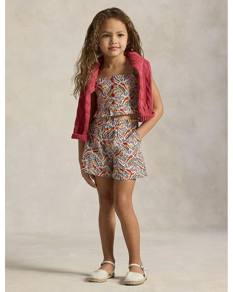Ralph Lauren Girls
 Riviera-Print Cotton Top 
Short Set - Little Kid, Big Kid 2