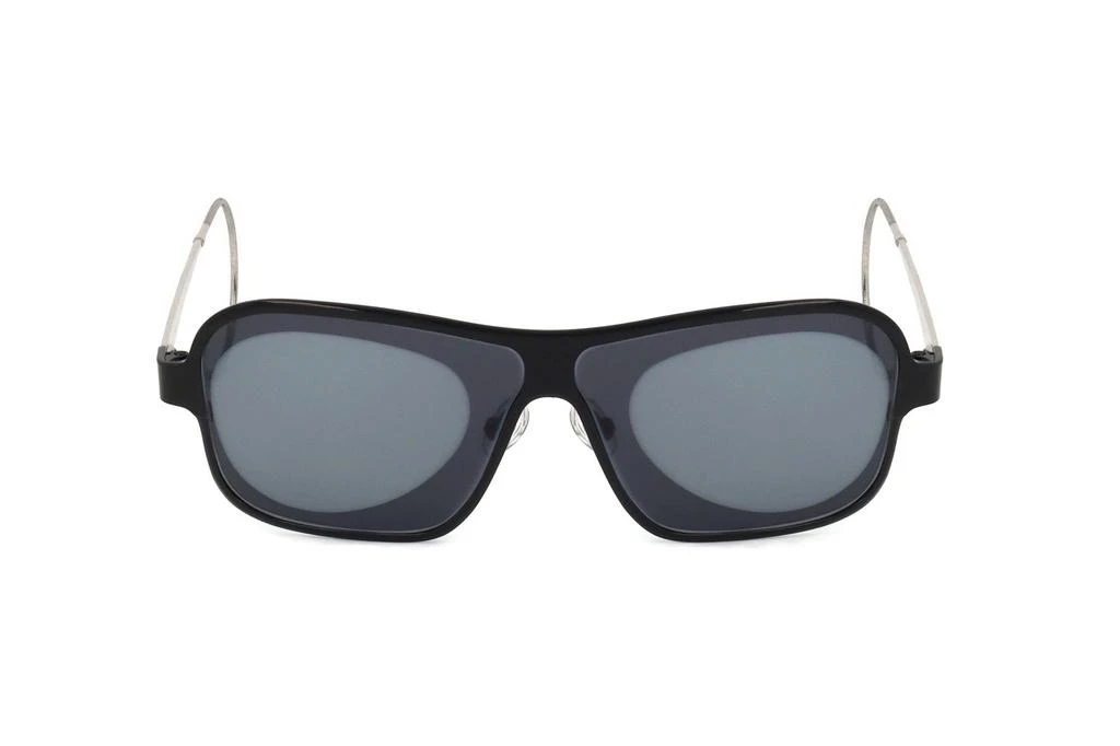 Linda Farrow Linda Farrow X Raf Simons Oval Frame Sunglasses 1
