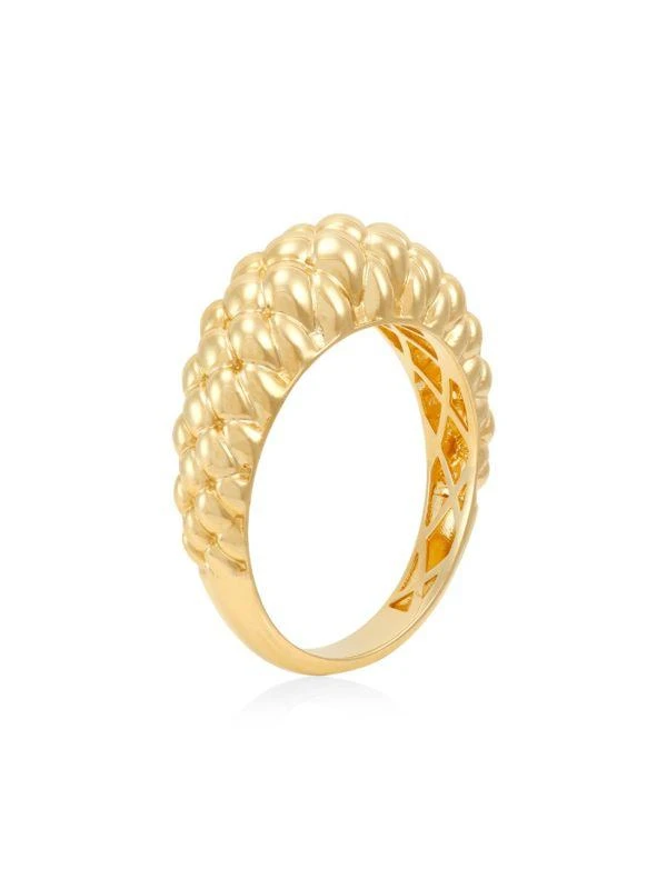 Saks Fifth Avenue 14K Yellow Gold Textured Ring 1