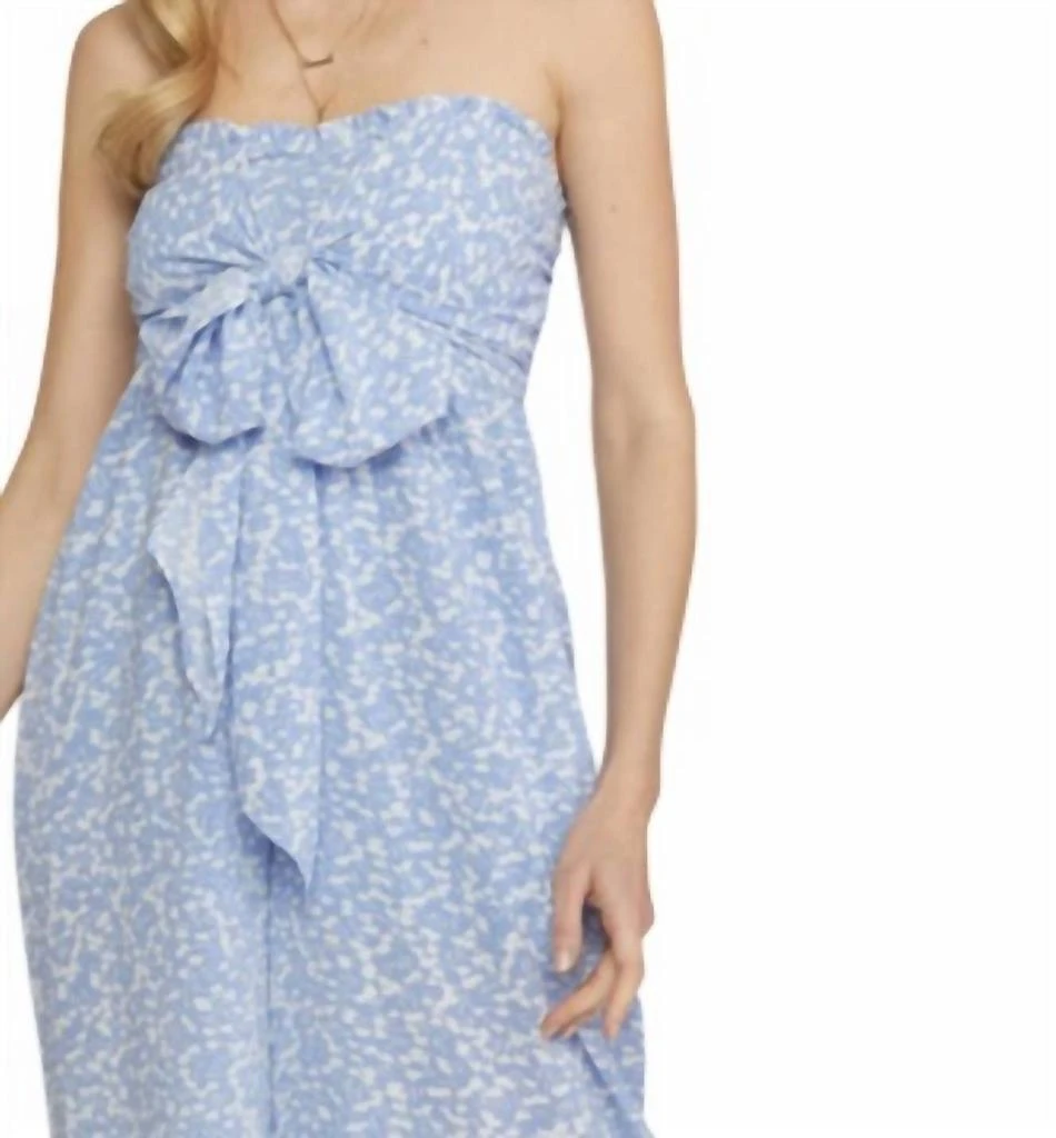 entro Entro - Floral Print Bust Tie Jumpsuit 2