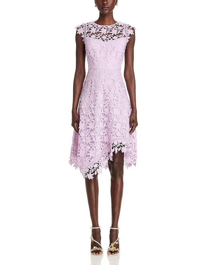 Eliza J Asymmetric Lace Dress 7
