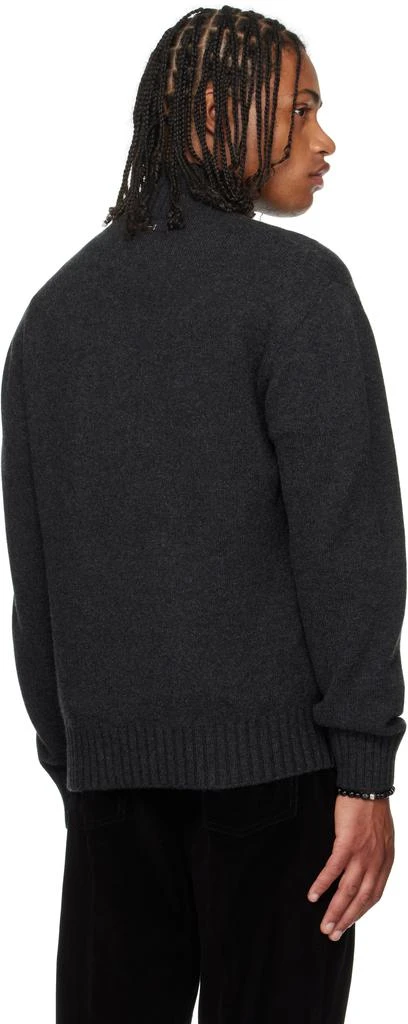 Salvatore Ferragamo Gray High Neck Cashmere Turtleneck 3