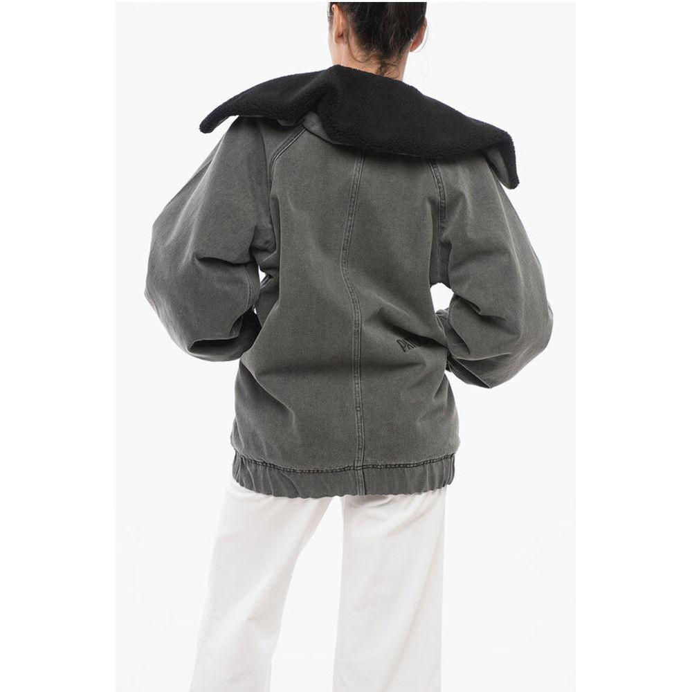 PATOU Oversized blue Jacket with Women's Padding