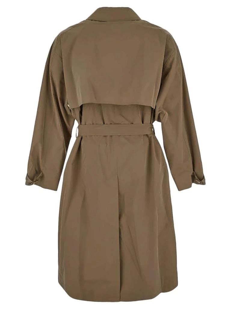 AURALEE Brown Cotton-Polyester Blend Trench Coat 2