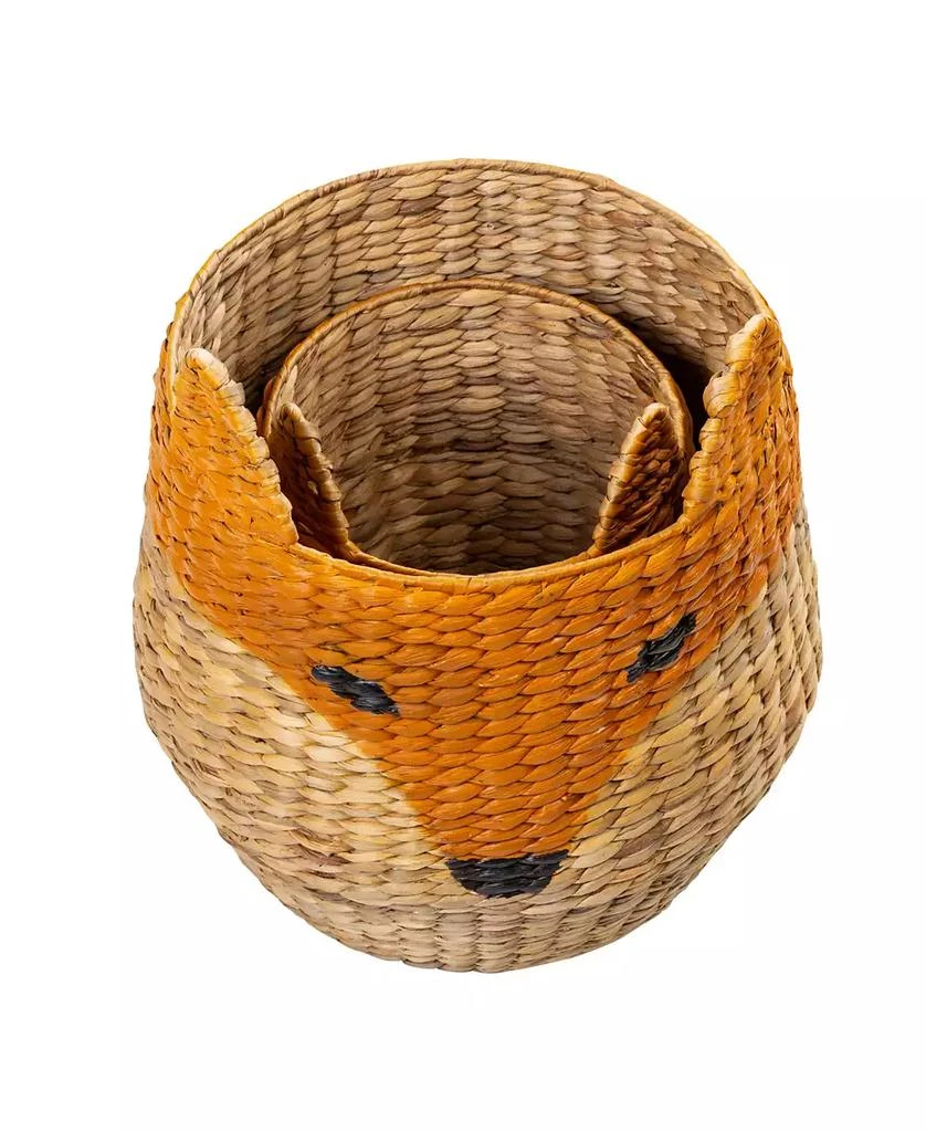 Honey Can Do Fox Shaped Storage Baskets, Set of 2 3