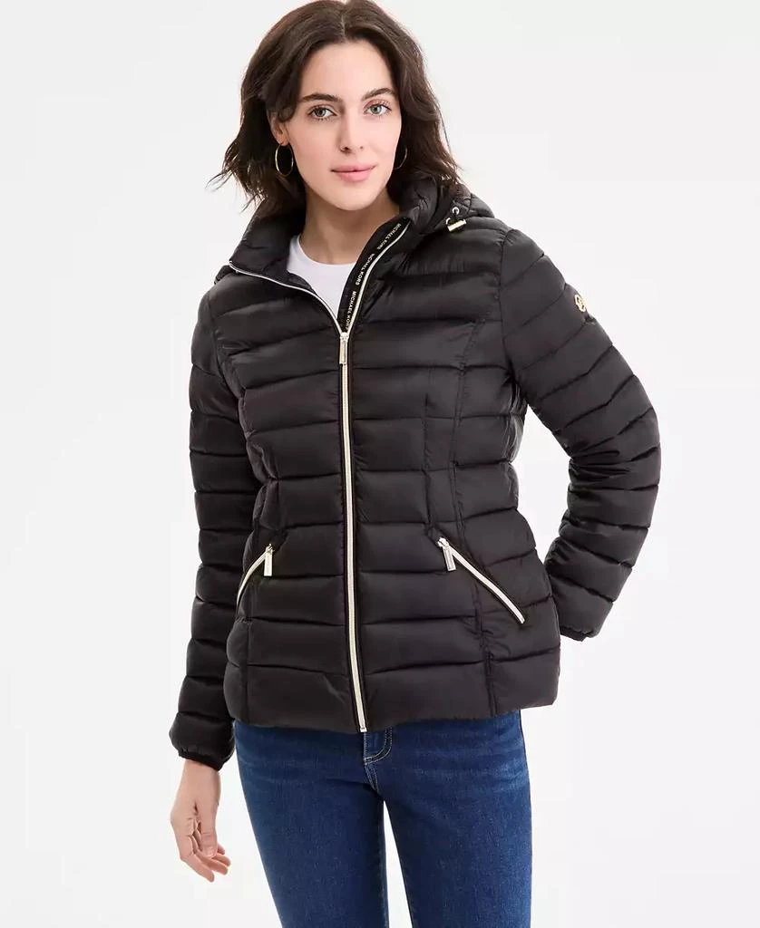 Michael Kors Women
s Hooded Shine Packable Puffer Coat, Exclusively at Macy
s