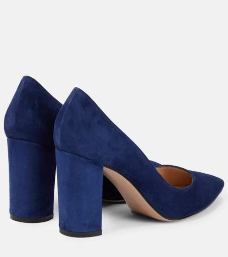 Gianvito Rossi Piper 85 suede pumps 3