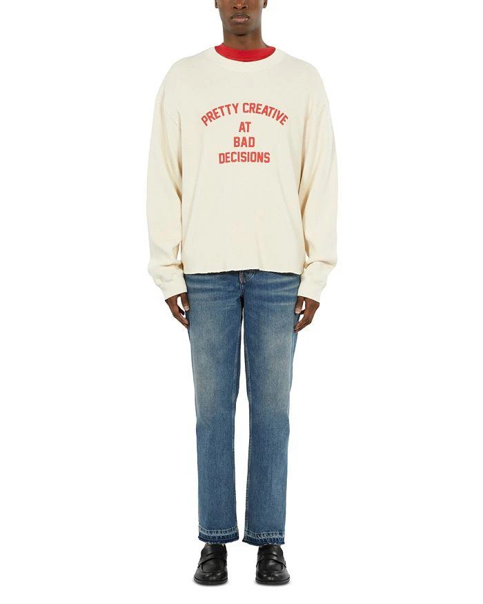 The Kooples Wide Cut Text Graphic Sweatshirt 2