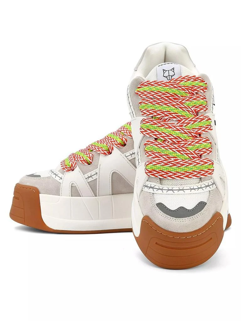 Naked Wolfe Slide White Low Top Sneakers 8