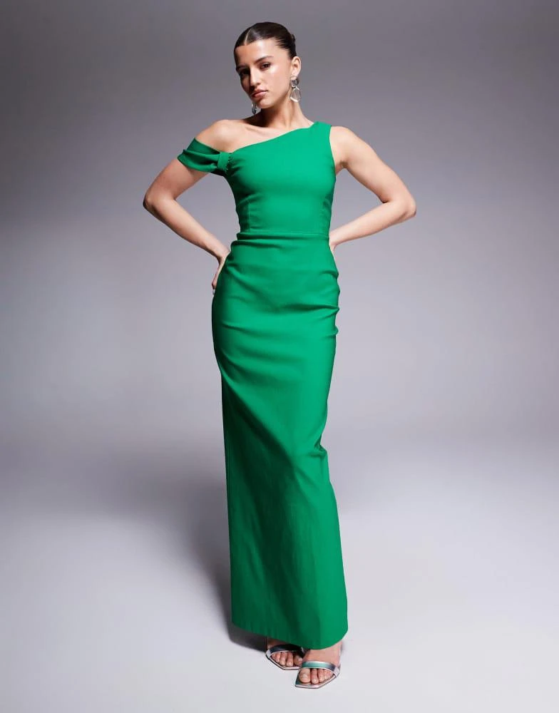 Vesper bengaline one shoulder knot detail maxi bodycon dress in emerald On Sale Now with Up to 60% Off | Discover Exclusive Deals & Savings at BeyondStyle Authentic Vesper Home|women Vesper bengaline one shoulder knot detail maxi bodycon dress in emerald On Sale Now with Up to 60% Off | Discover Exclusive Deals & Savings at BeyondStyle Authentic Vesper Home|women