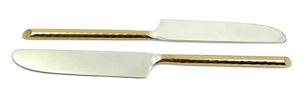 Vibhsa Stainless Steel Gold Flatware set of 20 pieces 6