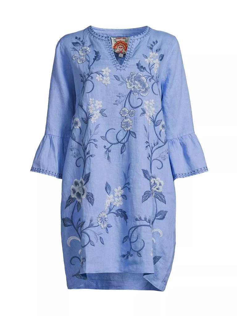Johnny Was Madaleina Embroidered Ruffle Dress 1