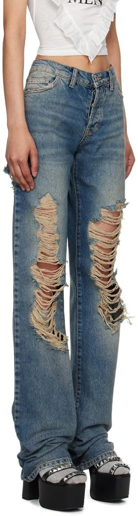 Ashley Williams Blue Ripped Jeans 2