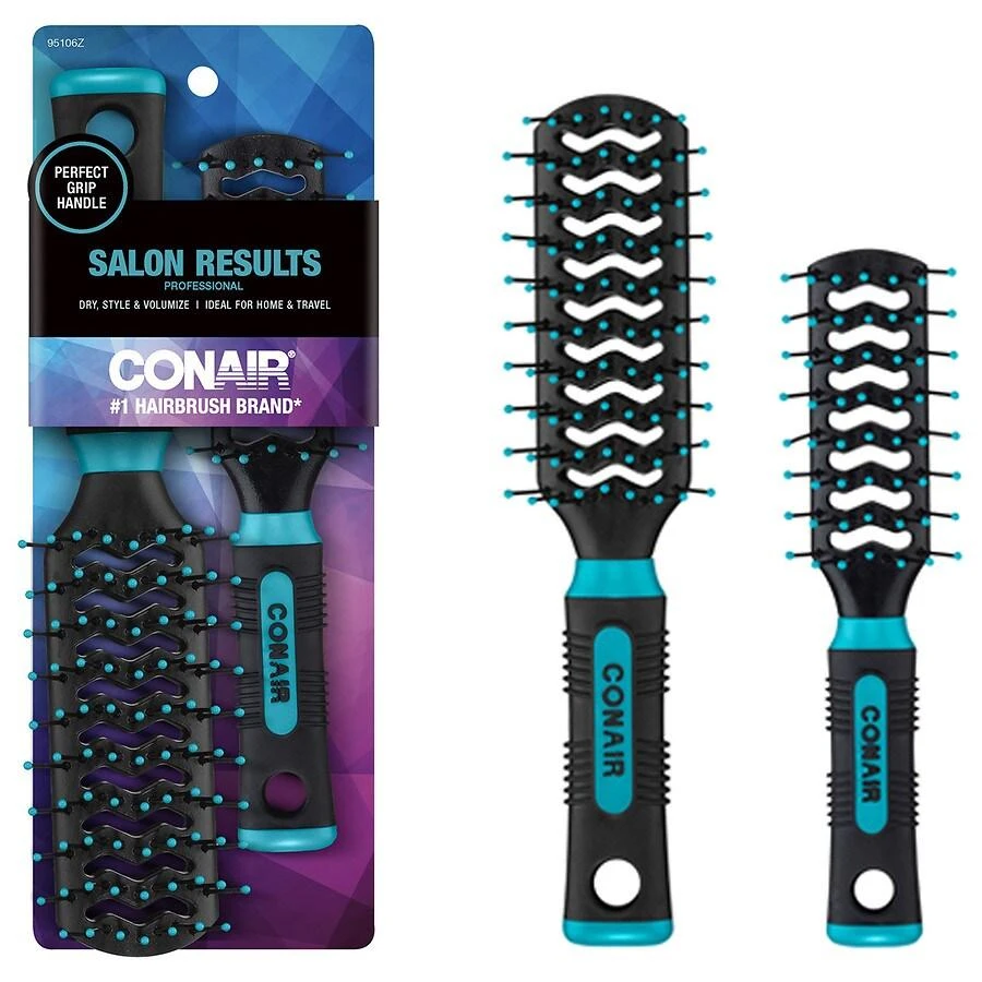 Conair Professional Vent Hairbrush 2 pc Multi-Size Set 6