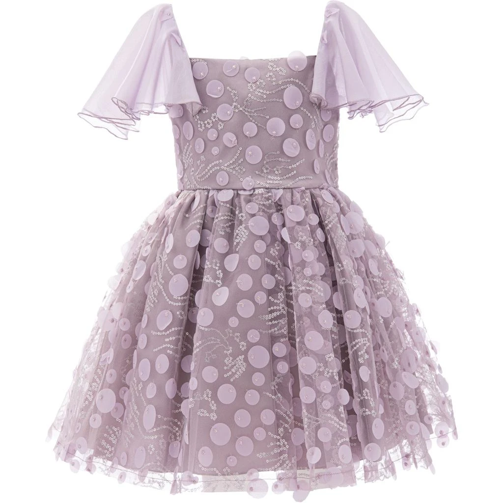 Mimi Tutu Lavender Jolene Polka Dot Applique Dress 1