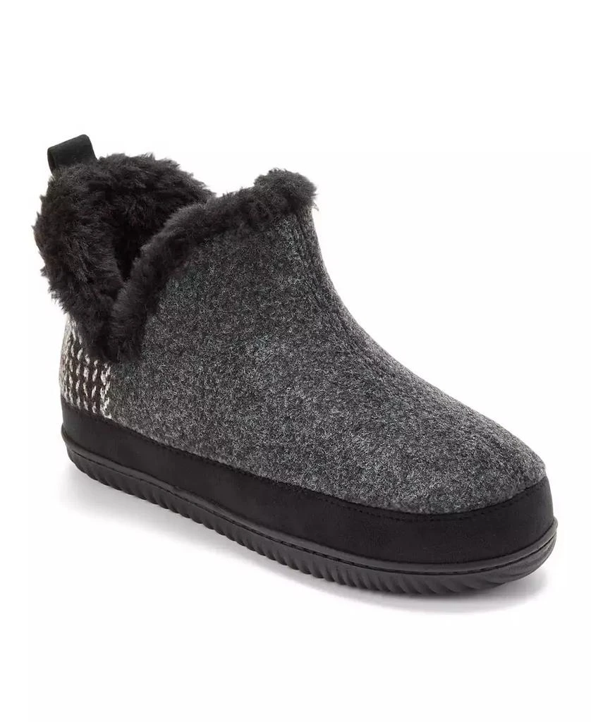 Dearfoams Women's Wilmington Energy Return Moccasin Slippers - Memory Foam, Indoor/Outdoor Suede