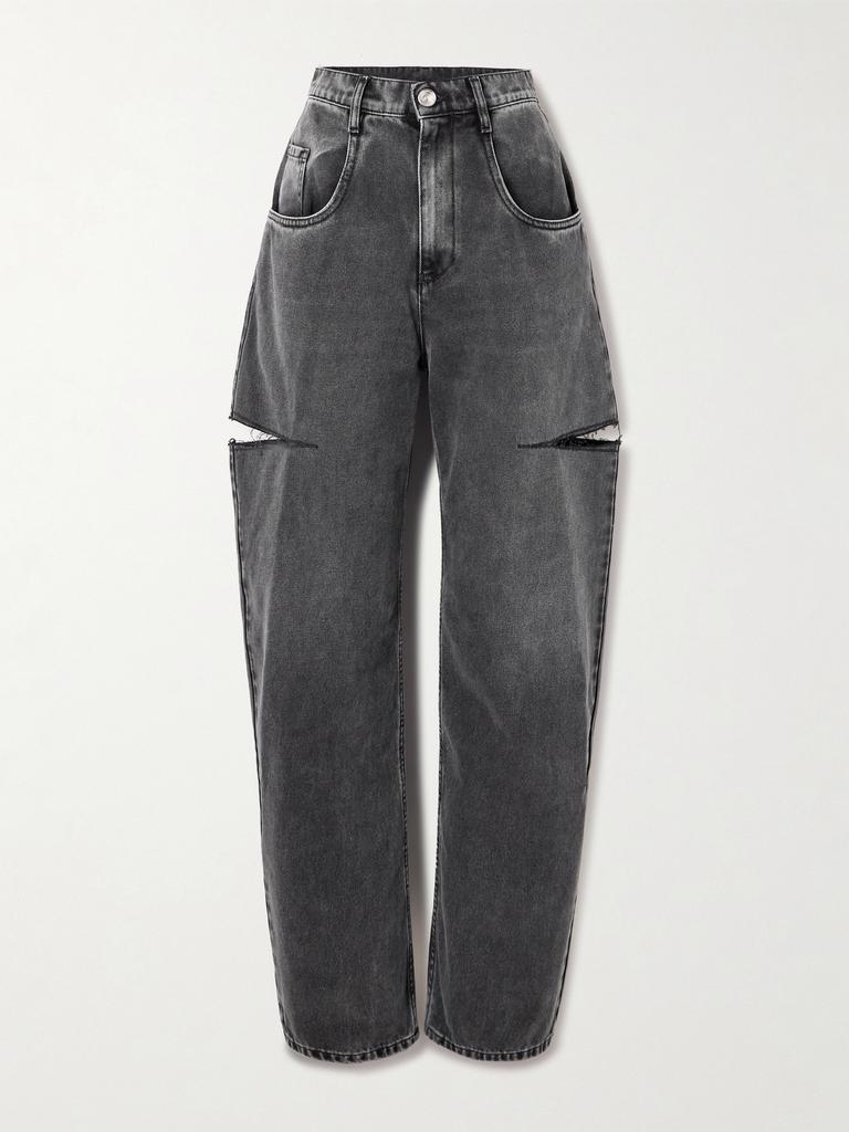 MAISON MARGIELA Denim Jeans with Slash Details - Pants MAISON MARGIELA Denim Jeans with Slash Details - Pants