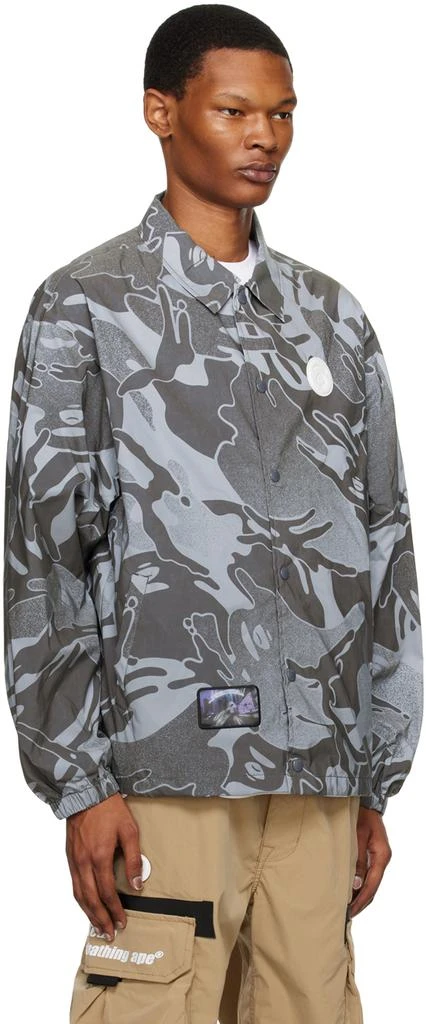 AAPE Gray Reflective Jacket 2