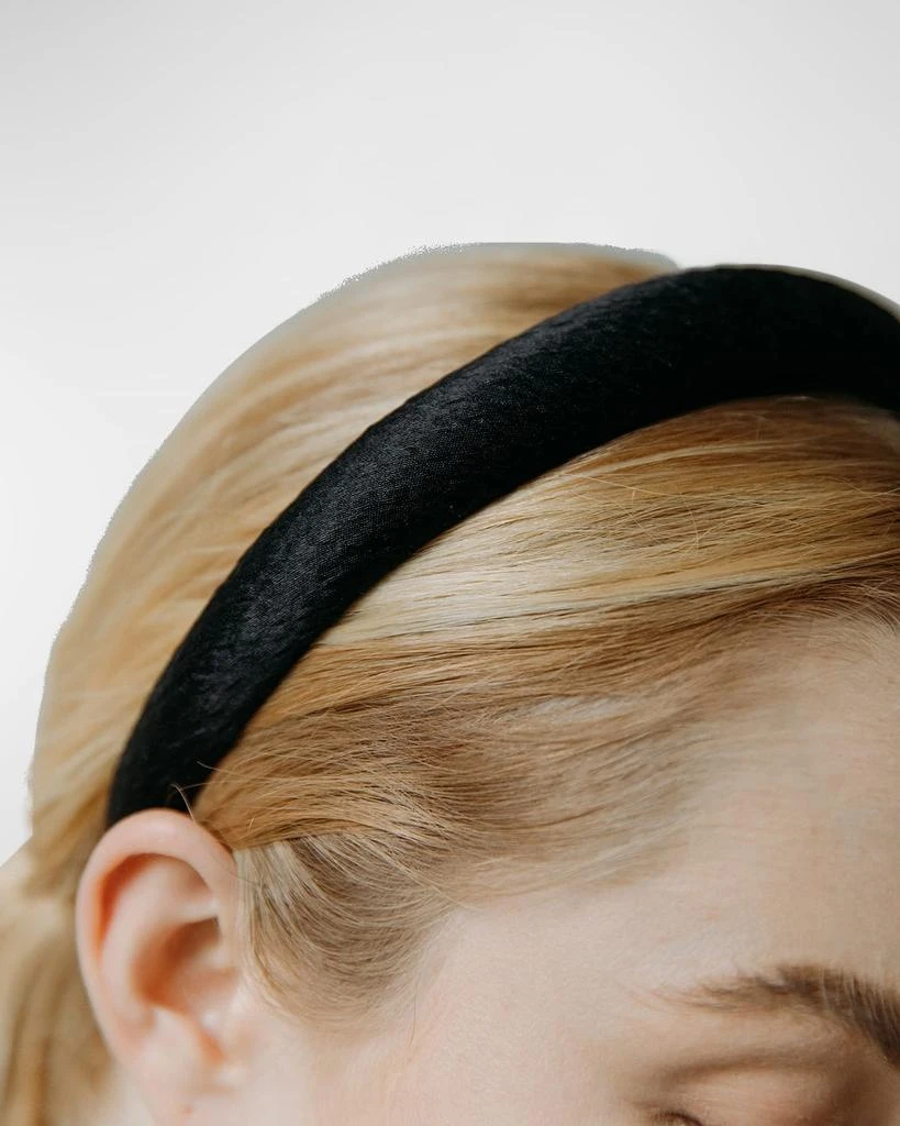 Jennifer Behr Tori Silk Satin Headband 3