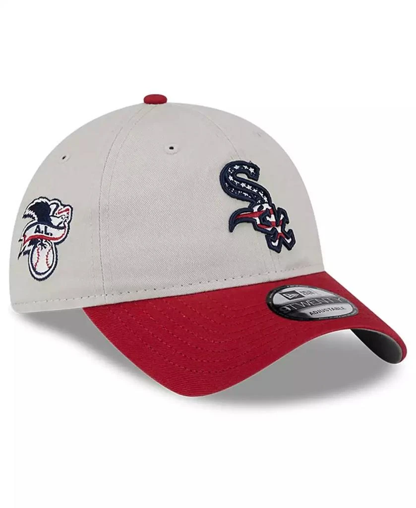 New Era Men's Red Chicago White Sox 2024 Fourth of July 9TWENTY Adjustable Hat 1