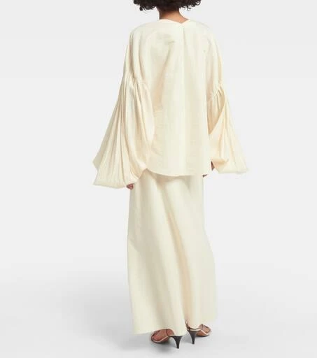 Khaite Quico silk and cotton organza top 3