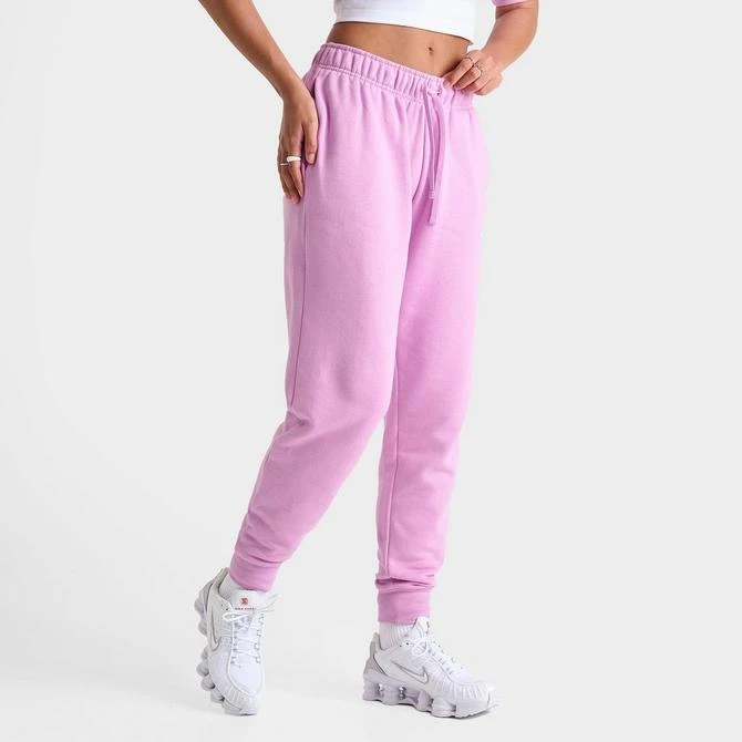 NIKE Women's Nike Sportswear Club Fleece Mid-Rise Jogger Pants 5