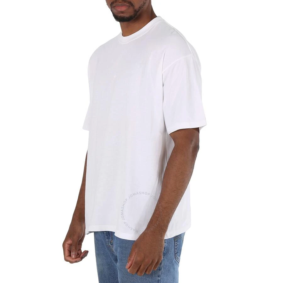 424 Men's Off White Logo Crew T-shirt 3