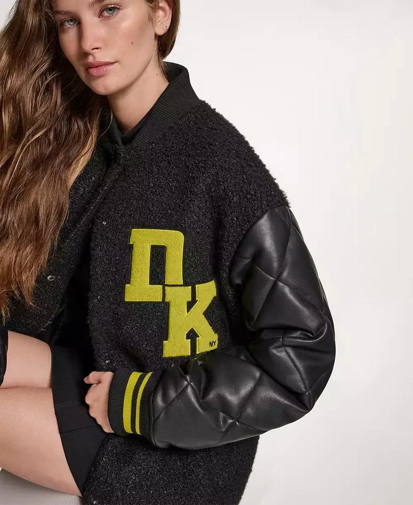 DKNY Women's Long Sleeve Button Front Jacket 10