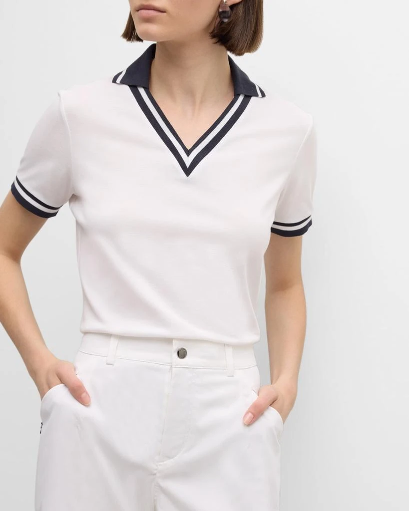 Bogner Lydia Pique Jersey Performance Polo 7