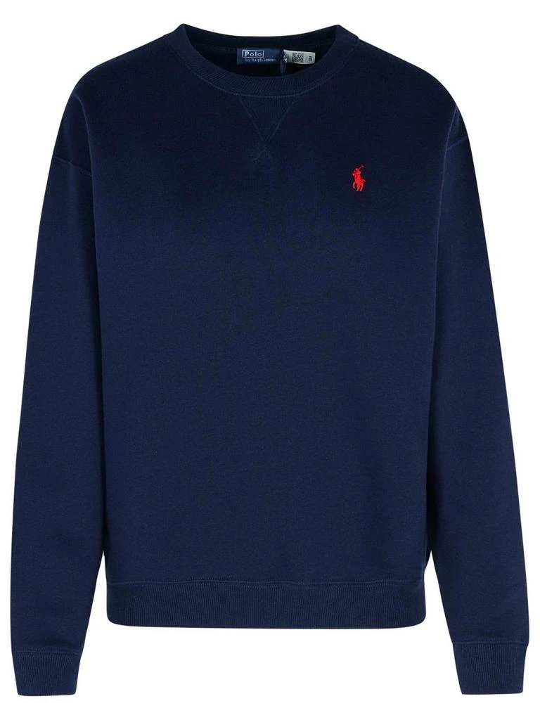 Ralph Lauren Polo Ralph Lauren Blue Cotton Blend Sweatshirt 1