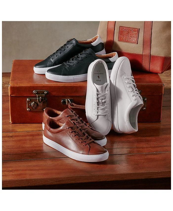 Ralph Lauren Men's Jermain Leather Sneakers 5