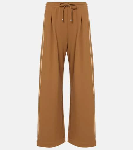 Max Mara Leisure Curve cotton-blend sweatpants 1