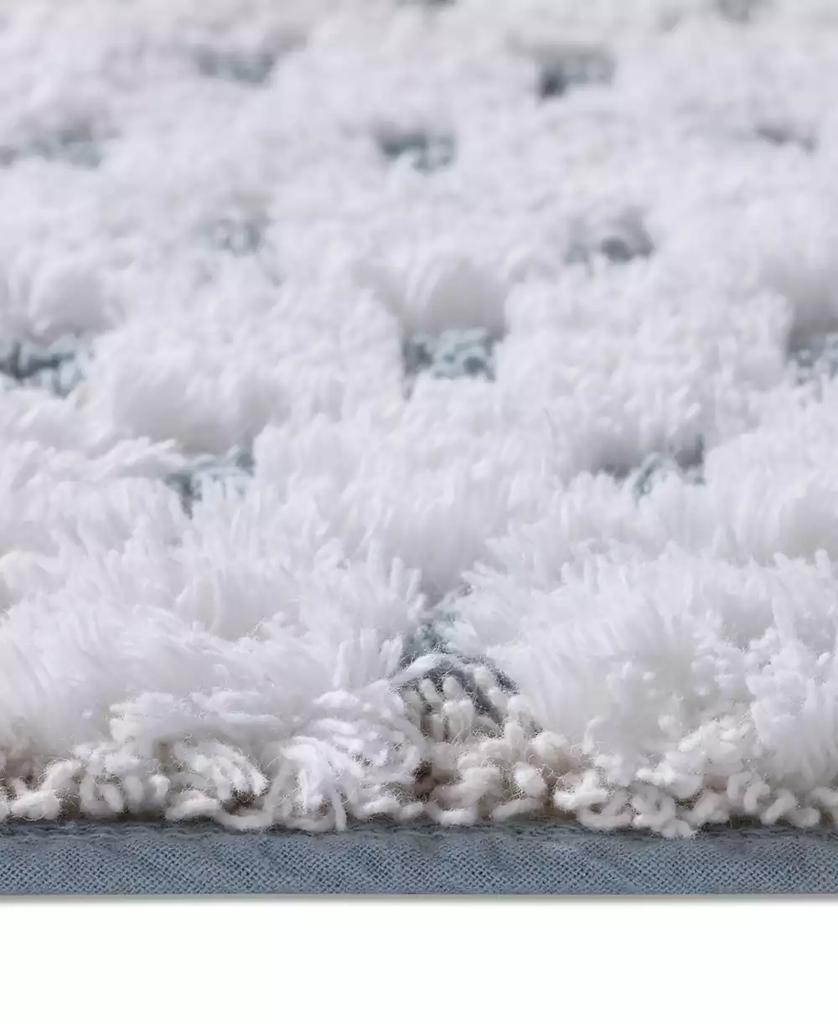 Loloi Rodi Blue Cotton Skid-Resistant Bath Rug