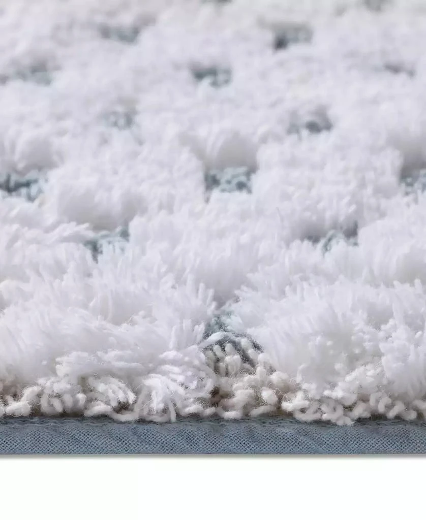 Loloi Rodi Blue Cotton Skid-Resistant Bath Rug 2
